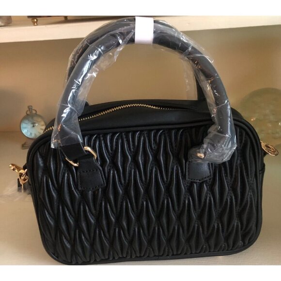 NWT VALENTINO Orlandi Black East West Handbag with Crossbody Strap - Picture 7 of 12